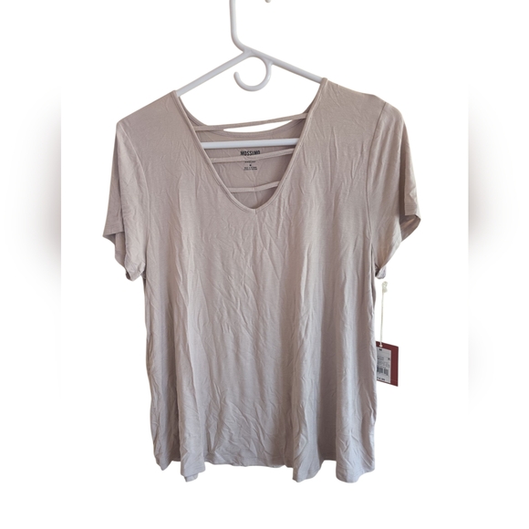 Mossimo Supply Co. Tops - Mossimo Supply Co. Women's Beige Short Sleeve Tee